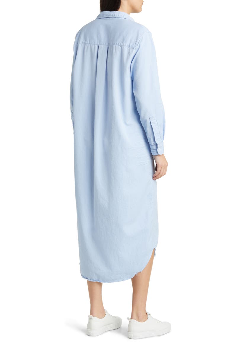 Rory Long Sleeve Denim Maxi Shirtdress, Alternate, color, CLASSIC BLUE