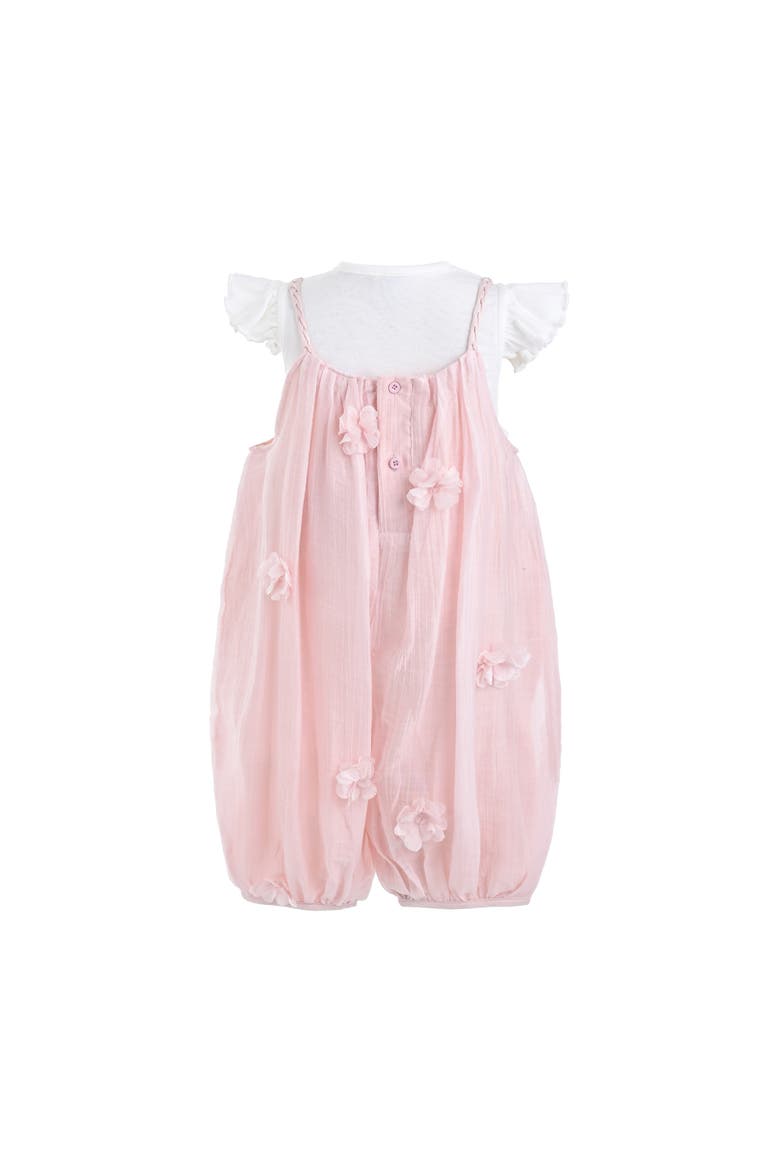 Romper & Top Set, Alternate, color, Pink