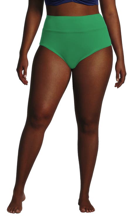 Plus Size Pinchless High Waisted Bikini Bottoms