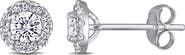Julianna B. Lab-Grown Diamond Halo Stud Earrings 14k