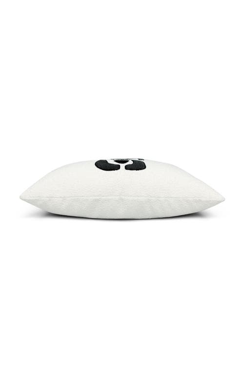 Elaine Smith Resonate Hand Applique Velvet & Boucle Indoor & Outdoor Woven Accent Pillow