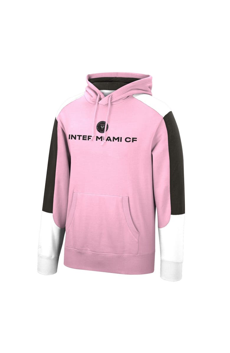 Mitchell & Ness Men's Mitchell & Ness Pink Inter Miami CF Fusion Fleece Pullover Hoodie, Alternate, color, 
