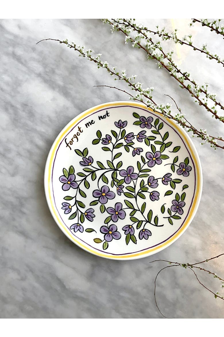 Heritage Forget Me Not Salad Plate, Alternate, color, Multi