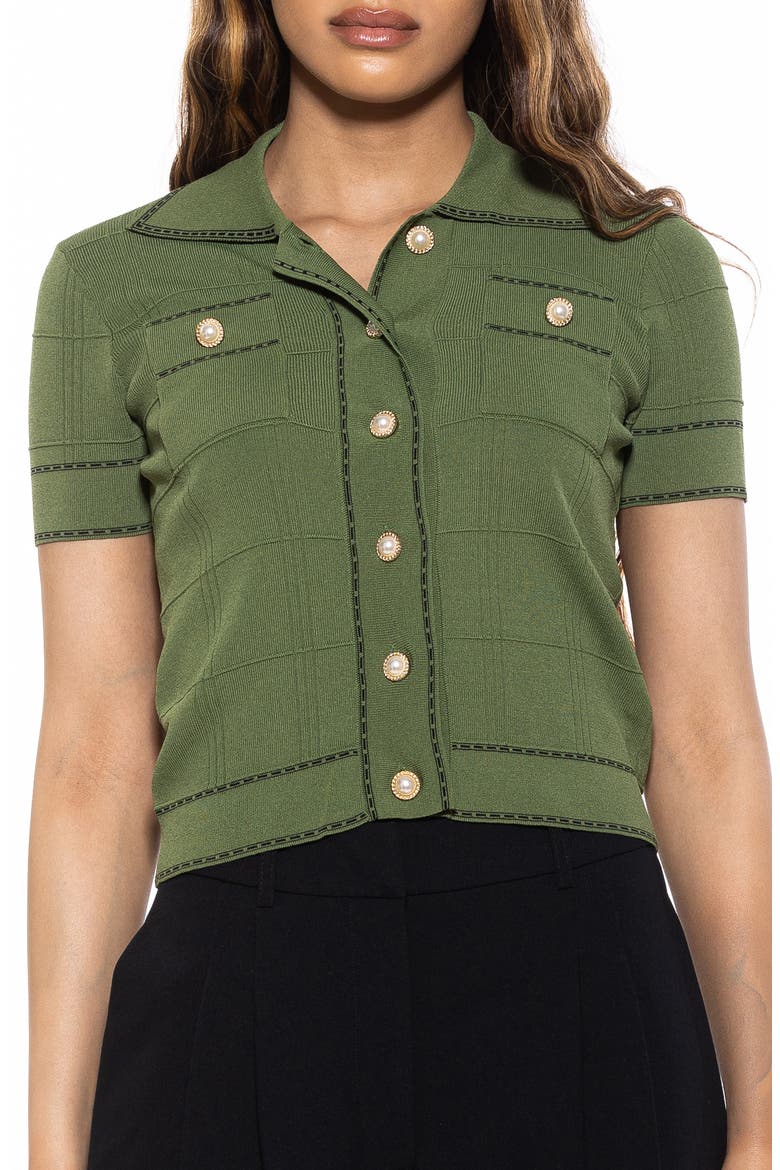 Arya Cardigan Sweater, Main, color, SAGE