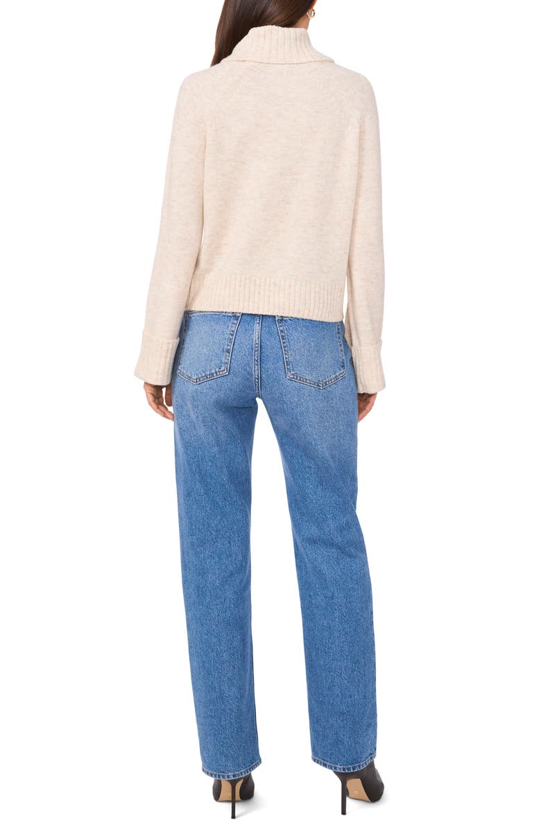 Parker Turtleneck Cuff Sweater, Alternate, color, Malted