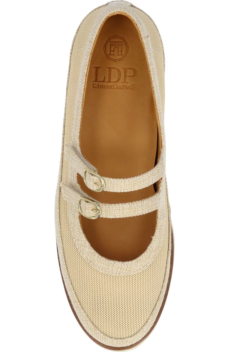 L'Amour des Pieds Zalika Mary Jane Wedge, Alternate, color, Natural