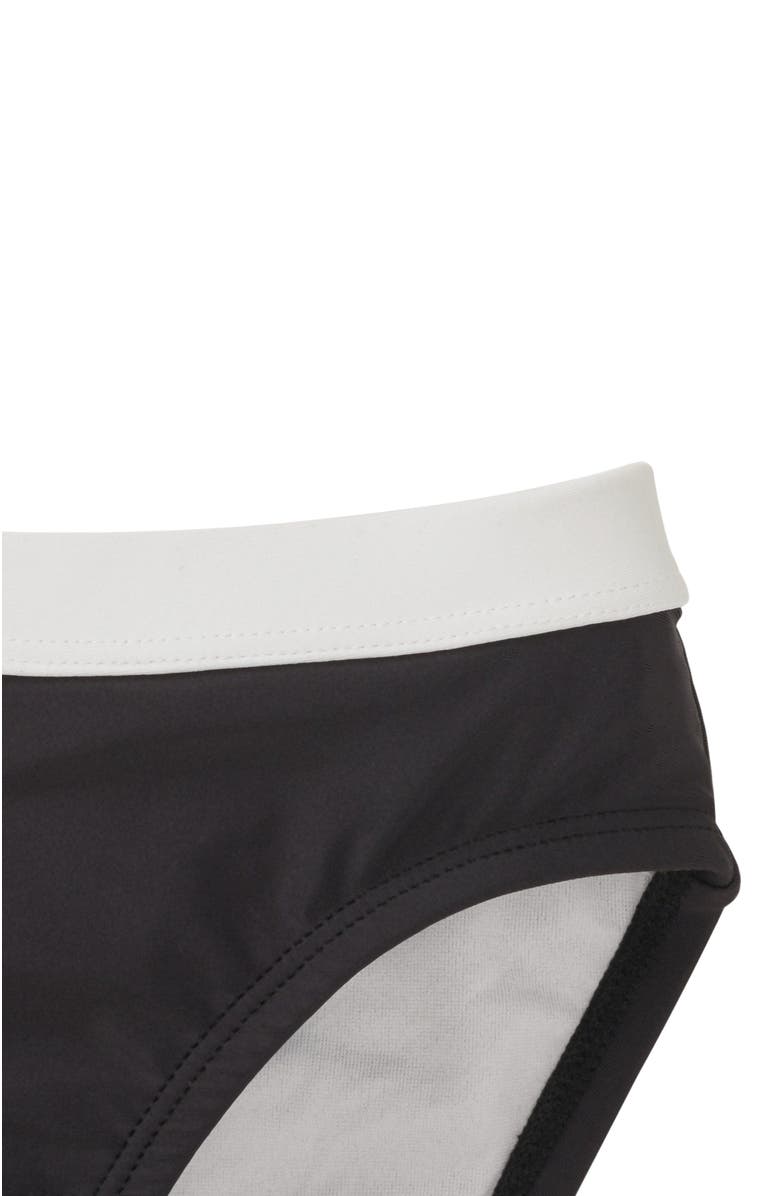 Hope & Henry Girls' Bikini Swim Set, Kids, Alternate, color, Black