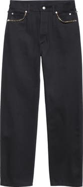 TAKAHIROMIYASHITA TheSoloist. Regular Fit Stud Embellished Jeans