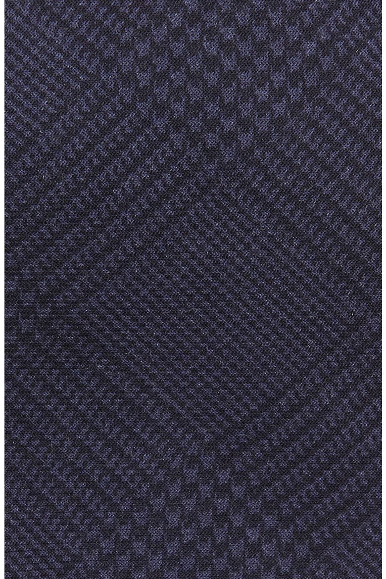 Glen Plaid Print Cashmere & Silk Tie, Alternate, color, NAVY/ DUSTY BLUE GLEN PLAID
