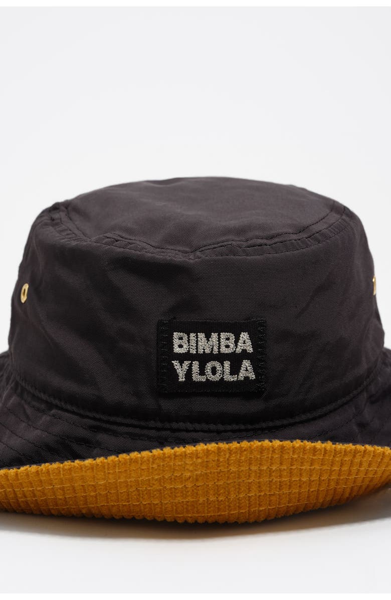Bimba y Lola Corduroy Details Bucket Hat, Alternate, color, 