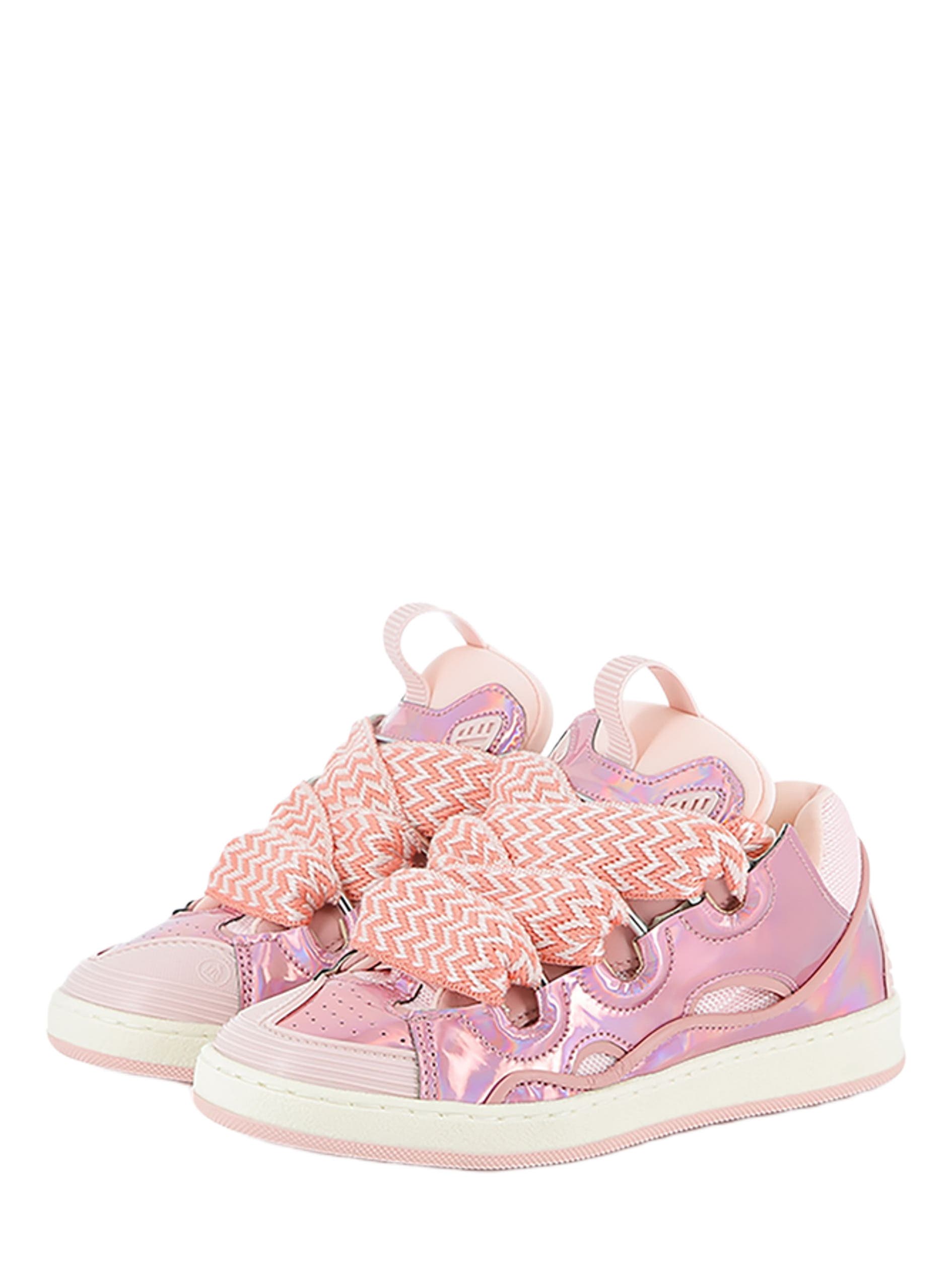 Lanvin KIDS LACE-UP TRAINERS, Alternate, color, 