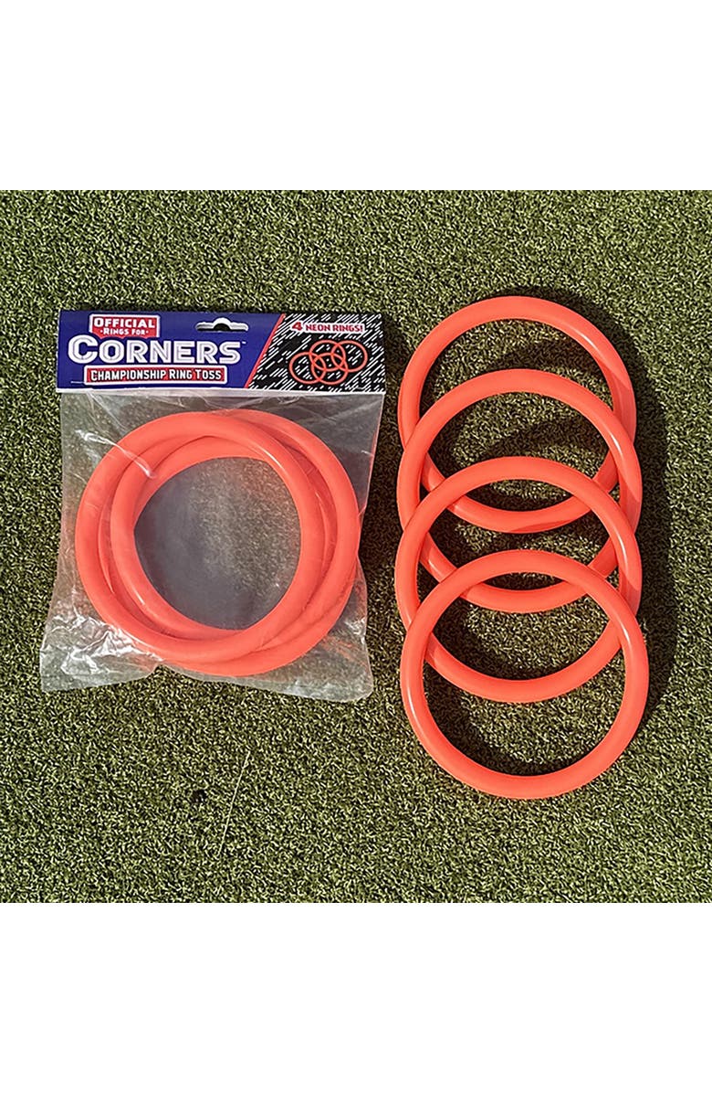 Corners Championship Ring Toss Indoor and Outdoor Play Ring Set, Alternate, color, Multicolored