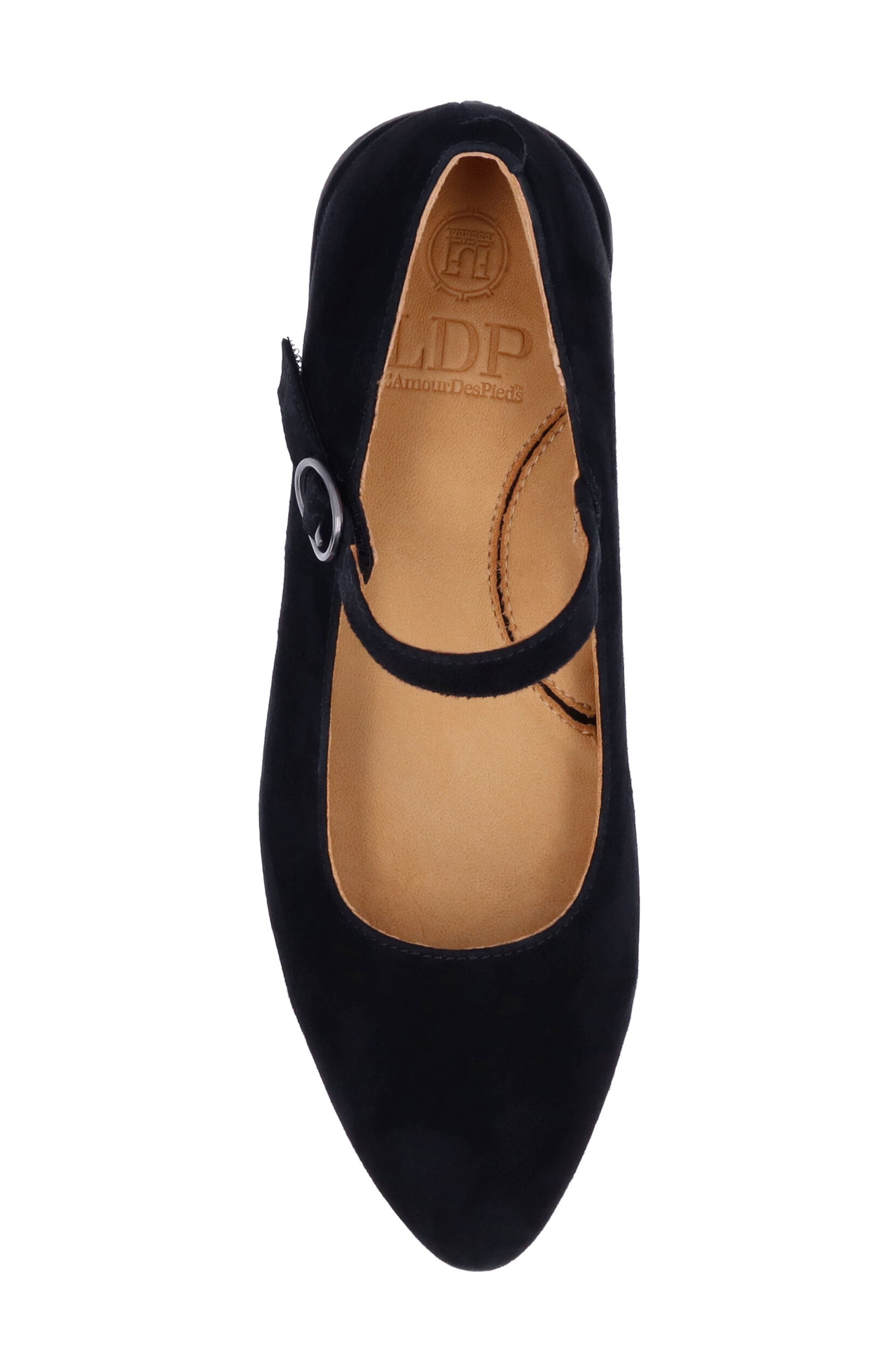 L'Amour des Pieds Katriel Mary Jane Pump, Alternate, color, Black