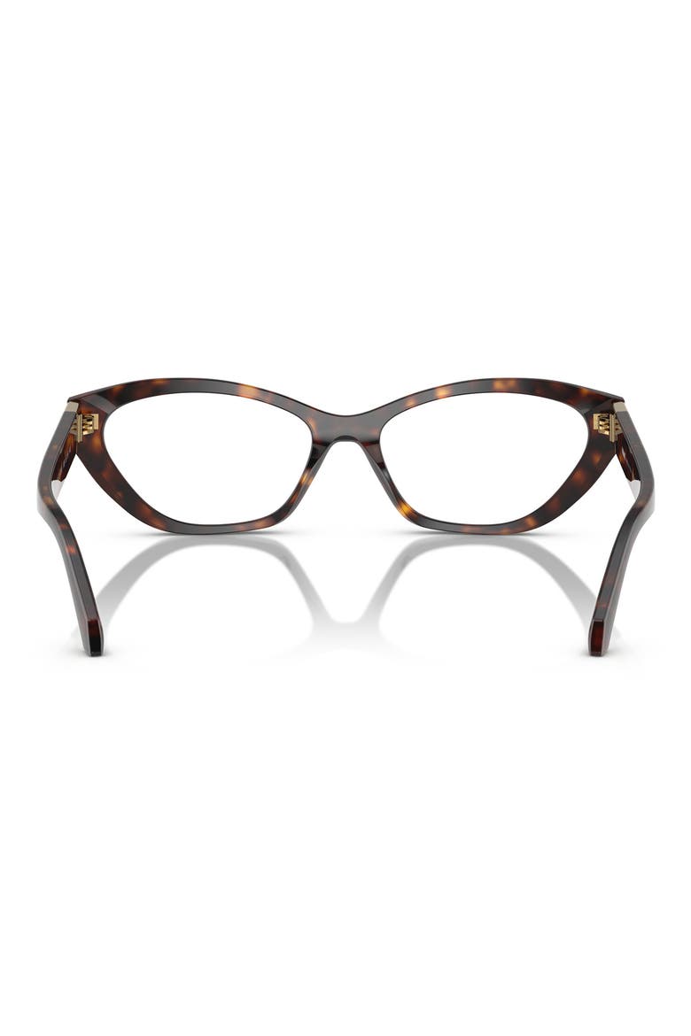 53mm Cat Eye Optical Glasses, Alternate, color, HAVANA