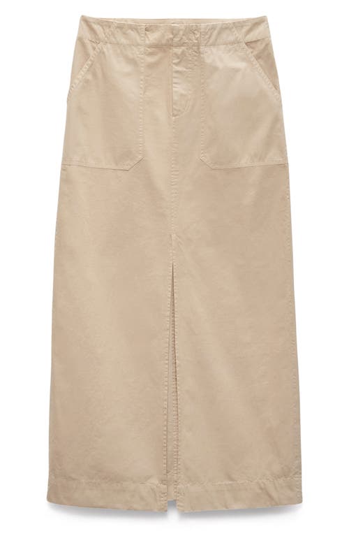 Rag & Bone Leyton Maxi Skirt In Khaki