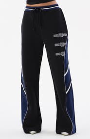 Off Season Colorblocked Fleece Straight Leg Pants