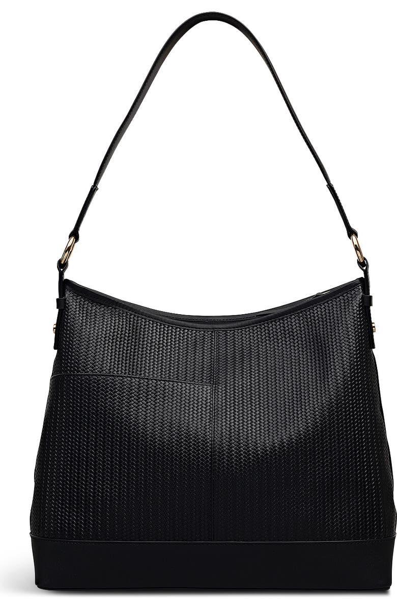 Radley Ebury - Weave Medium Ziptop Shoulder Bag, Alternate, color, Black