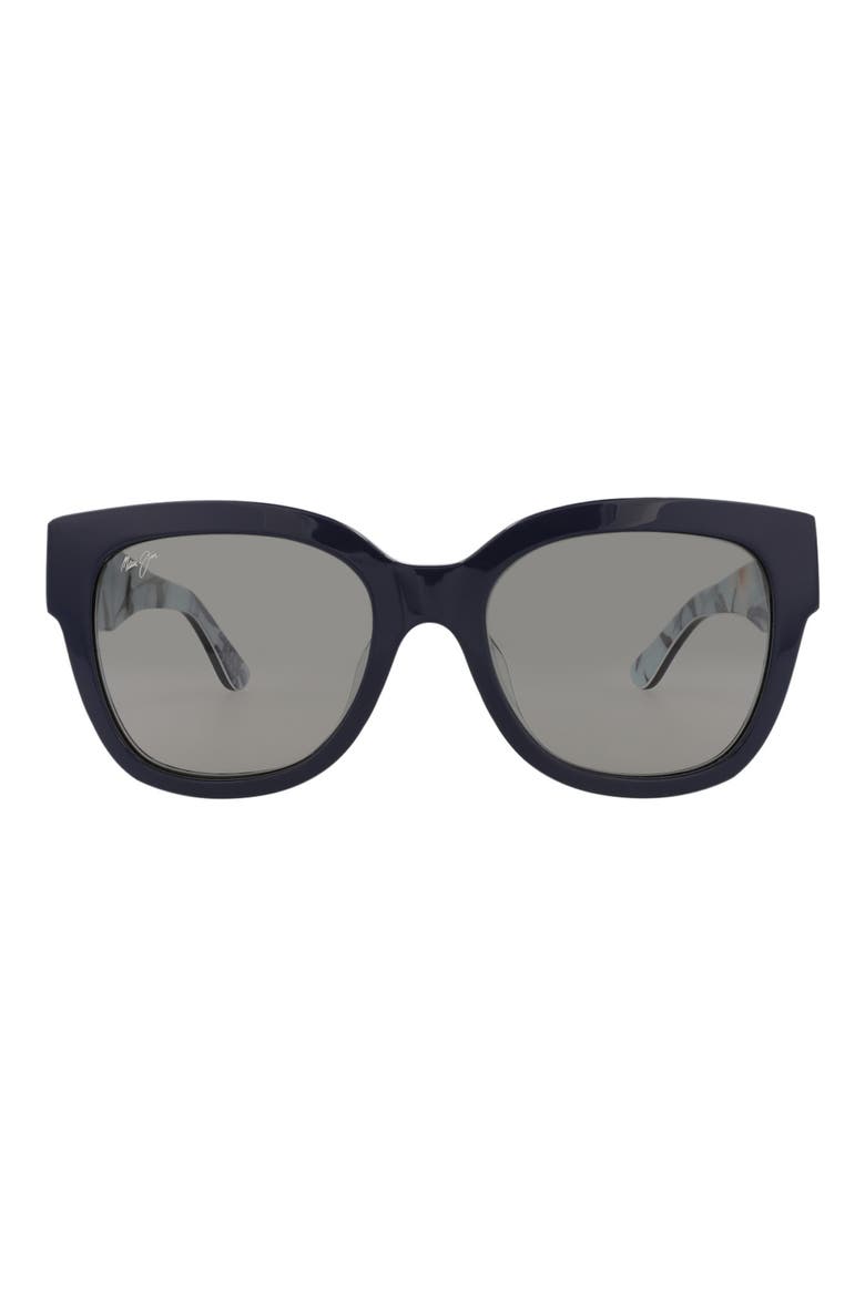 54mm Square Sunglasses, Main, color, NAVY NAVY GREY