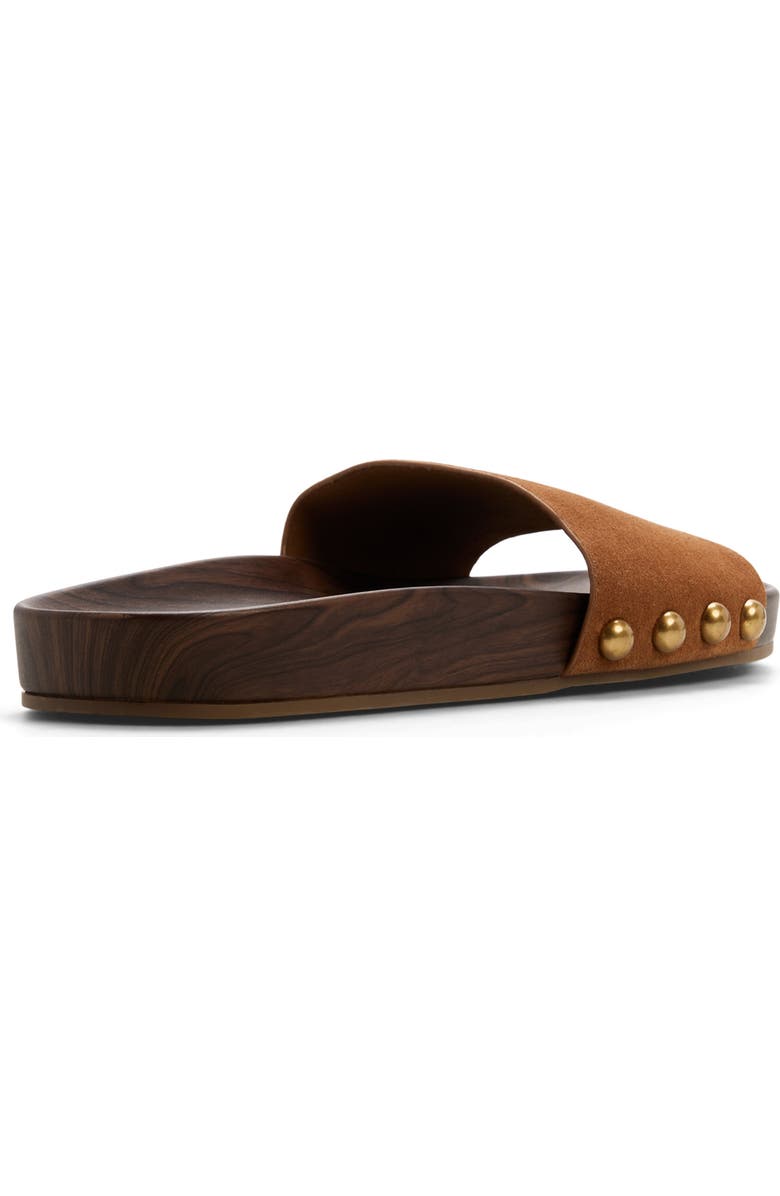 ALDO Rooted Slide Sandal, Alternate, color, Light Brown