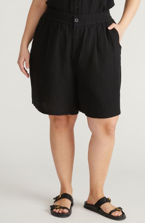 Cotton Gauze Beach Shorts