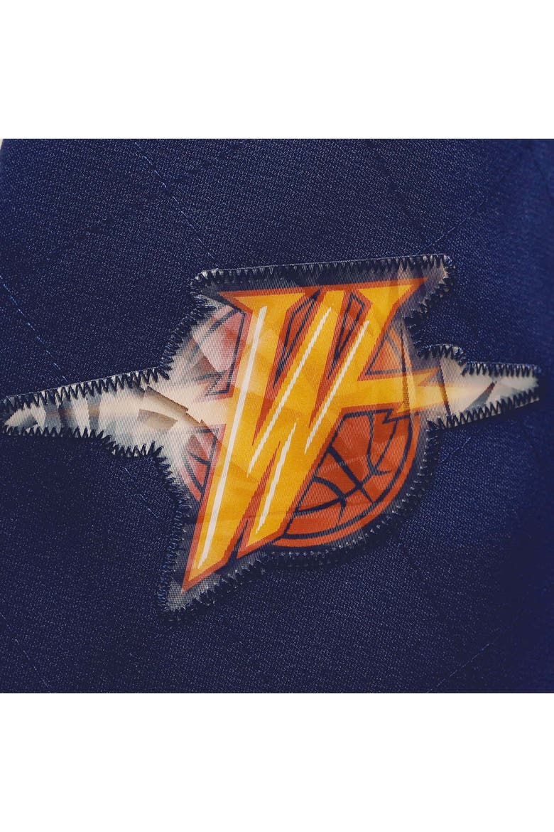 Men's Mitchell & Ness Navy Golden State Warriors 2009 Hardwood Classics 75th Anniversary Swingman Shorts, Alternate, color, Navy