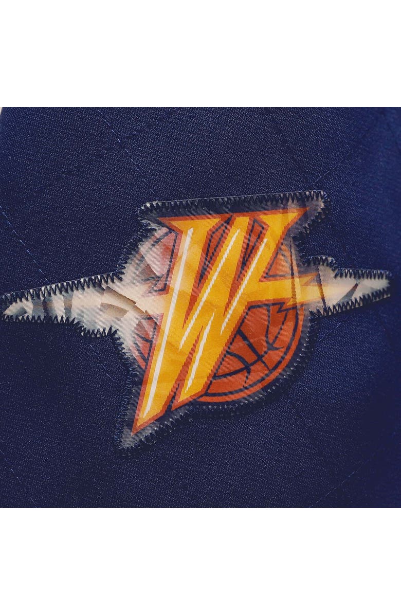 Mitchell & Ness Men's Mitchell & Ness Navy Golden State Warriors 2009 Hardwood Classics 75th Anniversary Swingman Shorts, Alternate, color, Navy