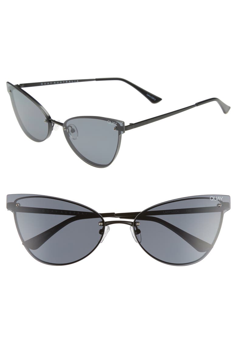 QUAY Australia Lady Luck 60mm Cat Eye Sunglasses, Main, color, 
