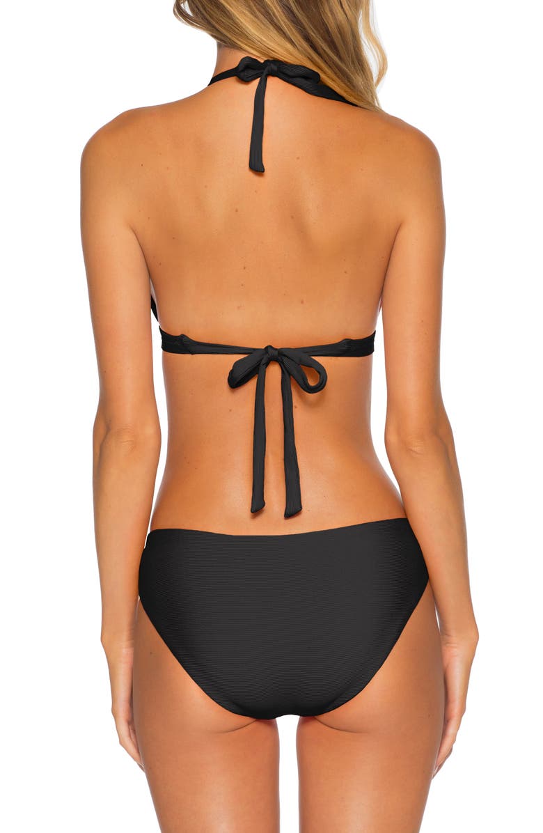 Becca Fine Line Ribbed Bikini Bottoms, Alternate, color,