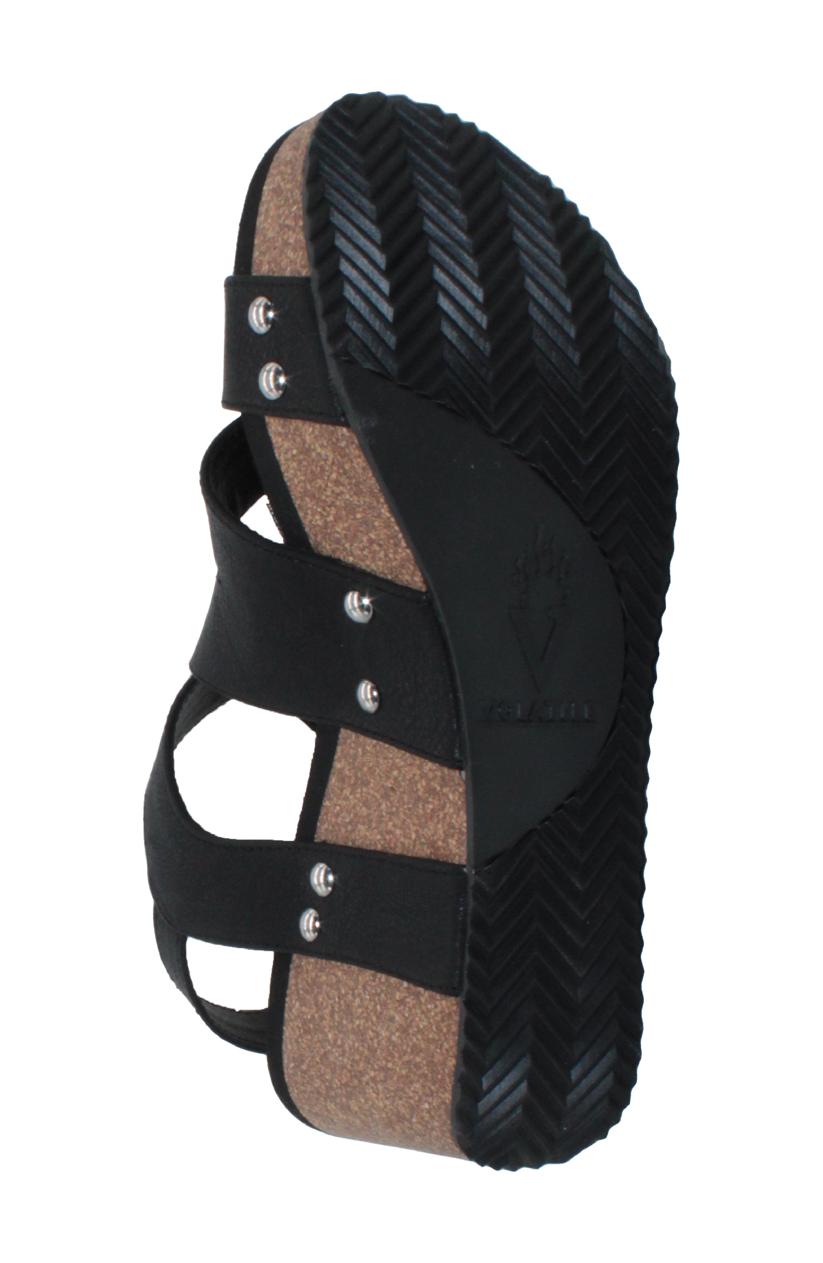 Volatile Tory Crisscross Wedge Sandal, Alternate, color, 