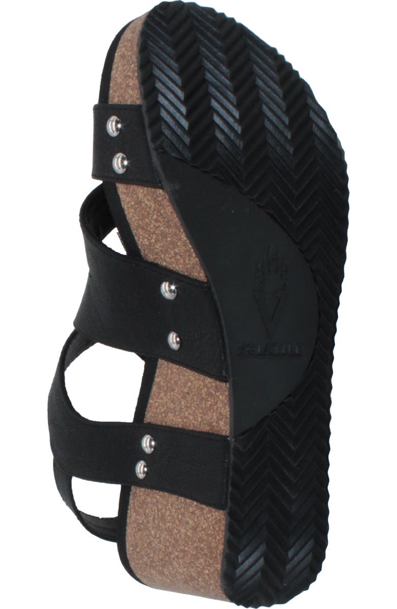 Volatile Tory Crisscross Wedge Sandal, Alternate, color,