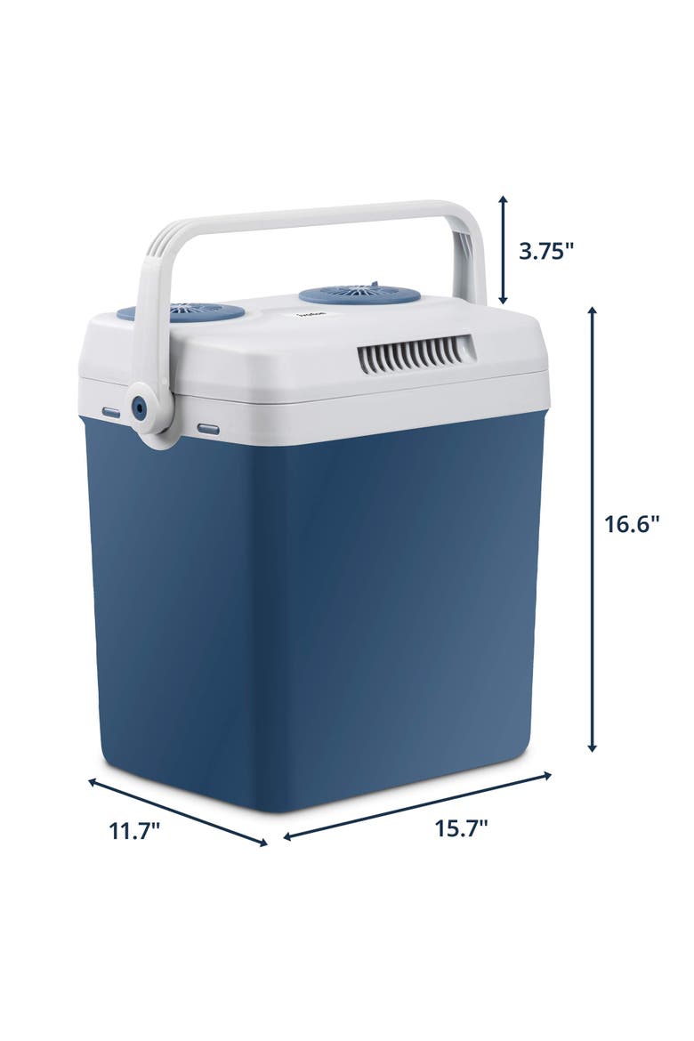 25L Electric Cooler/Warmer, Alternate, color, Blue