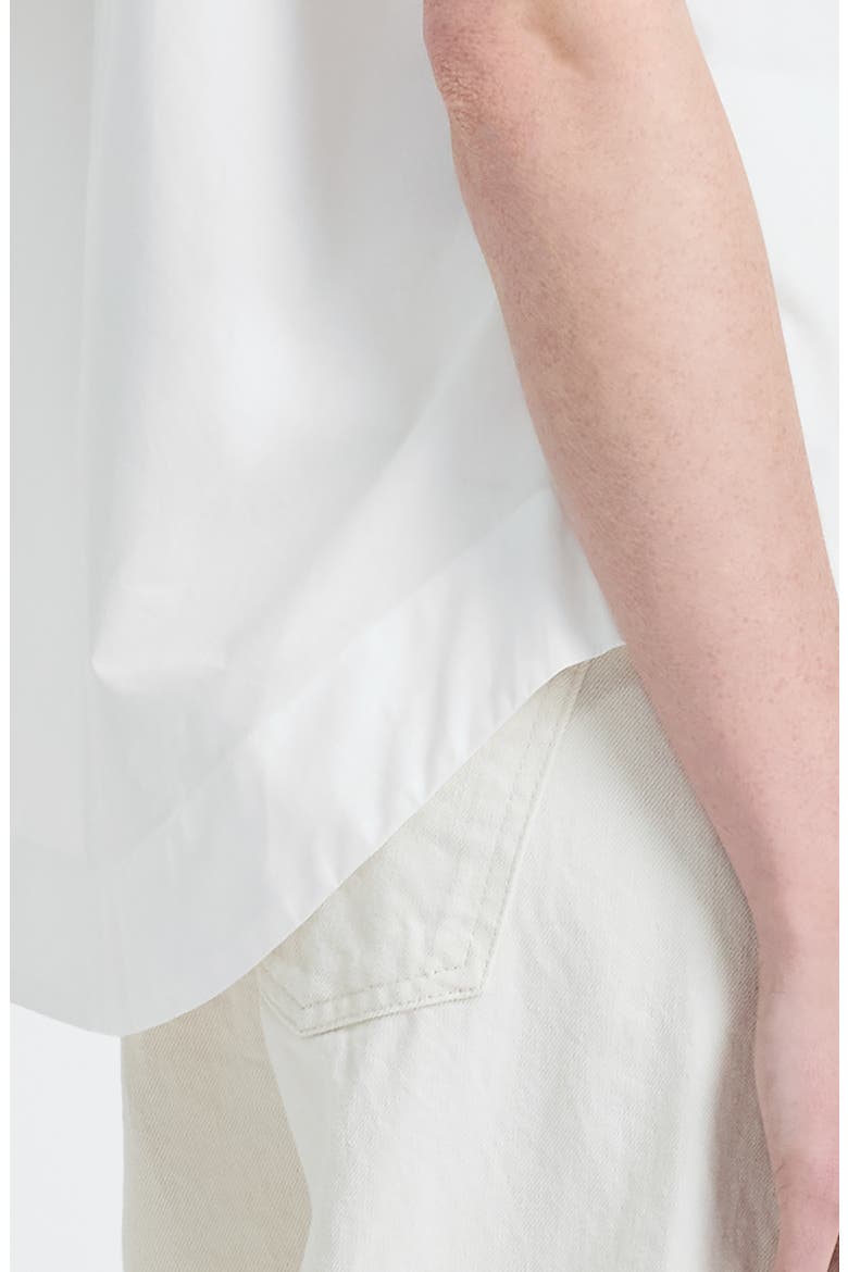 Cotton Poplin Popover Top, Alternate, color, SUMMER WHITE