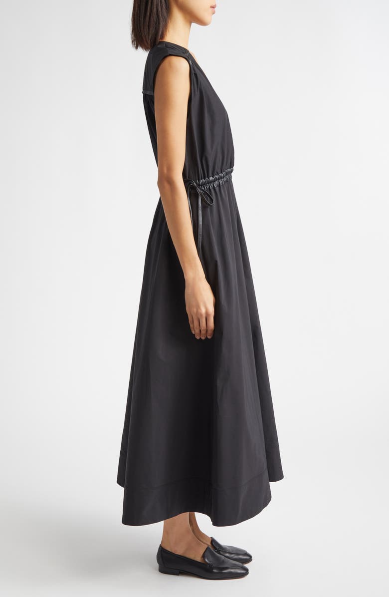 Derek Lam 10 Crosby Eros Sleeveless Midi Dress, Alternate, color, Black