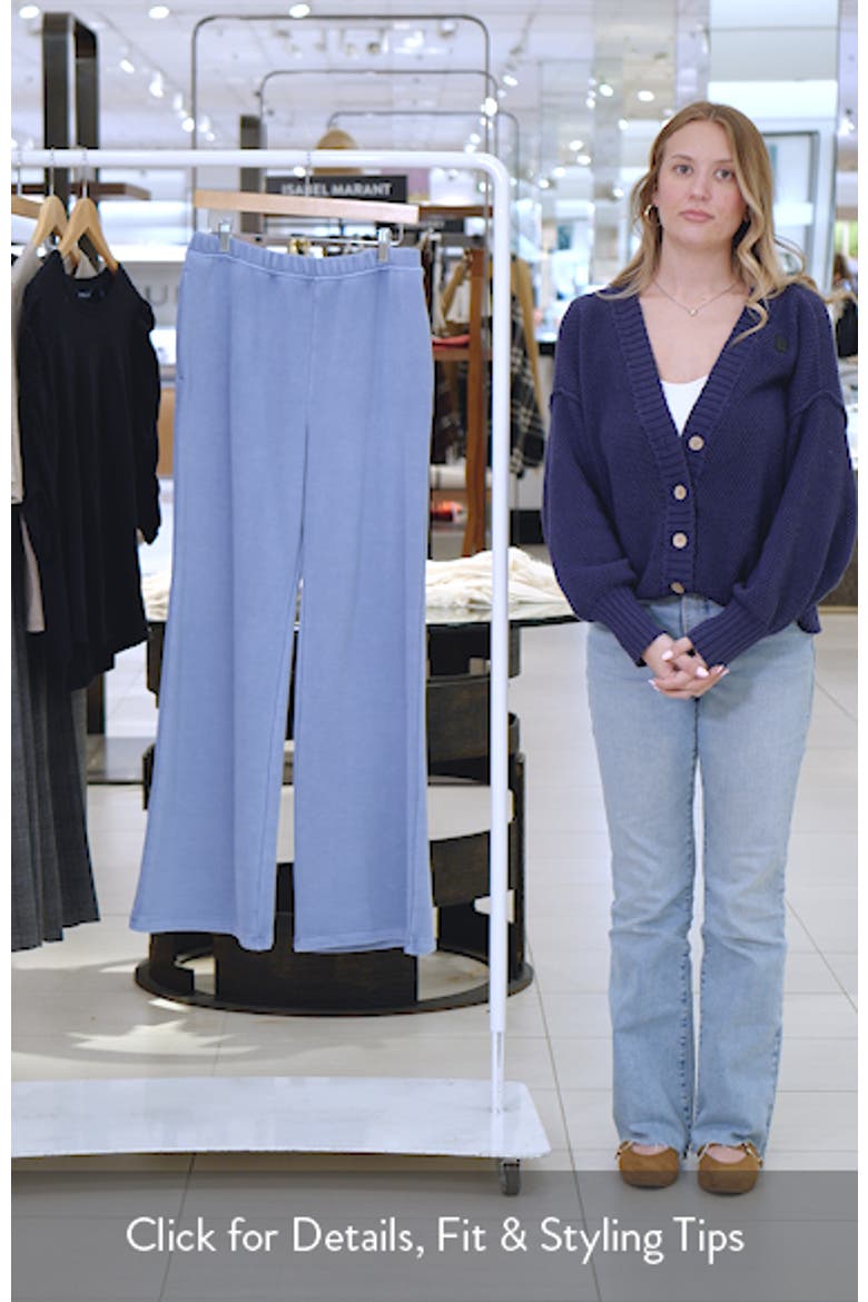 Fade Out Flare Leg Sweatpants video