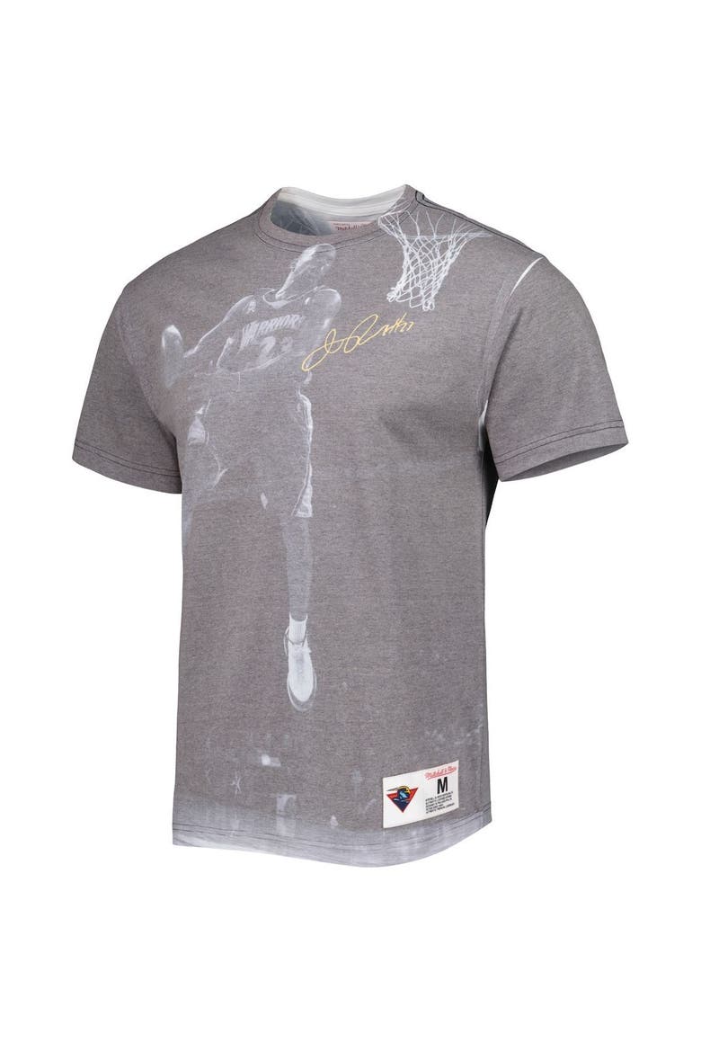 Men's Mitchell & Ness Jason Richardson Heather Gray Golden State Warriors Above The Rim T-Shirt, Alternate, color, Gray