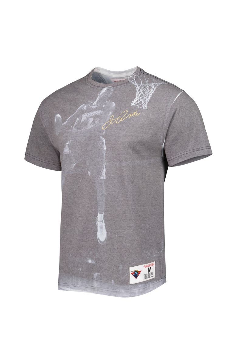 Mitchell & Ness Men's Mitchell & Ness Jason Richardson Heather Gray Golden State Warriors Above The Rim T-Shirt, Alternate, color, Gray
