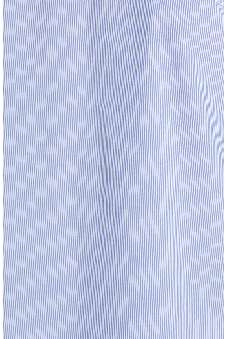 Tie Neck Blouse, Alternate, color, BLUE SMOKE/WHITE