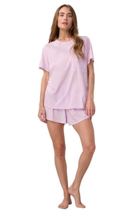 Organic Pima Tee Short Set