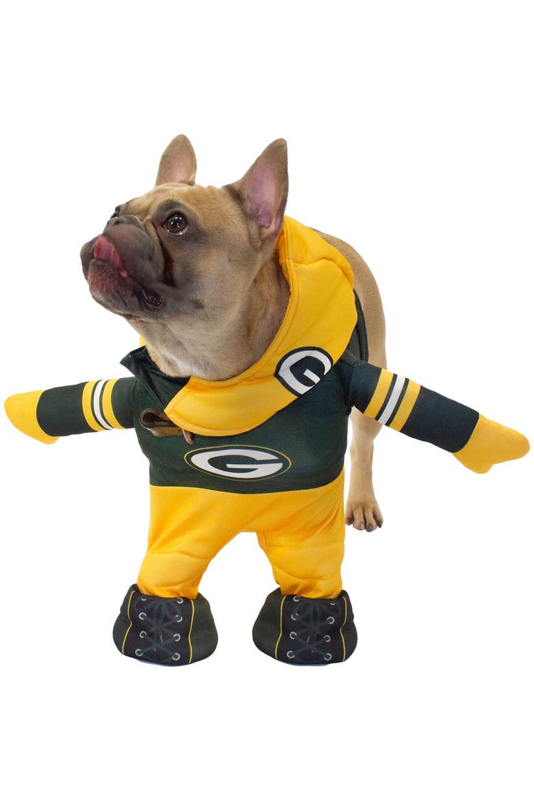 Green Bay Packers Running Dog Costume, Main, color, Green