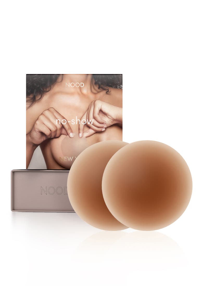 No-Show Reusable Round Nipple Covers, Main, color, NO.7 BRONZE