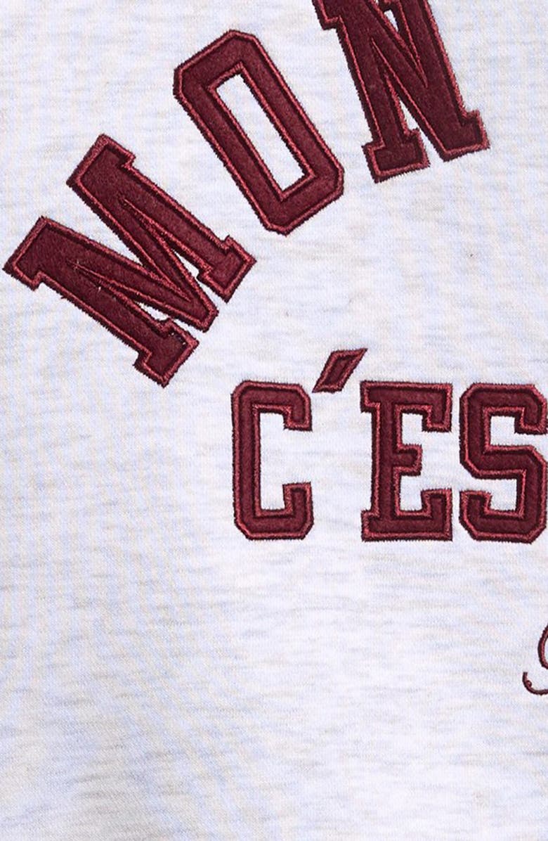 Vintage Havana Kids' Mon Cheri Cotton Blend Sweatshirt, Alternate, color, Ash Grey