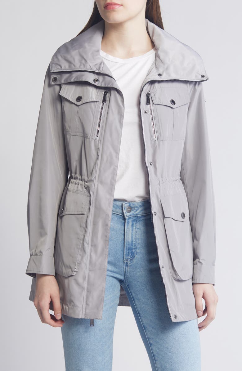 BCBGMAXAZRIA Utilitarian Water Resistant Jacket, Alternate, color, 