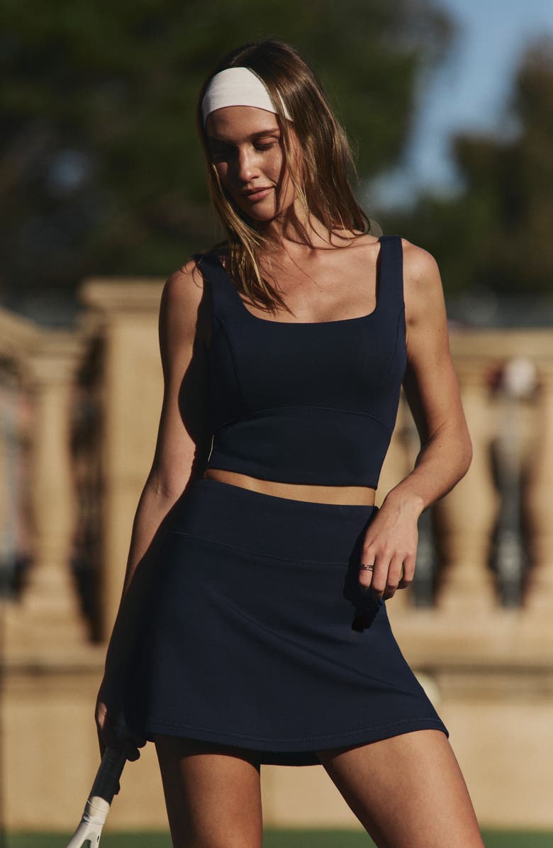 TravisMathew Skyloft Crop Tank, Alternate, color, Navy Blazer