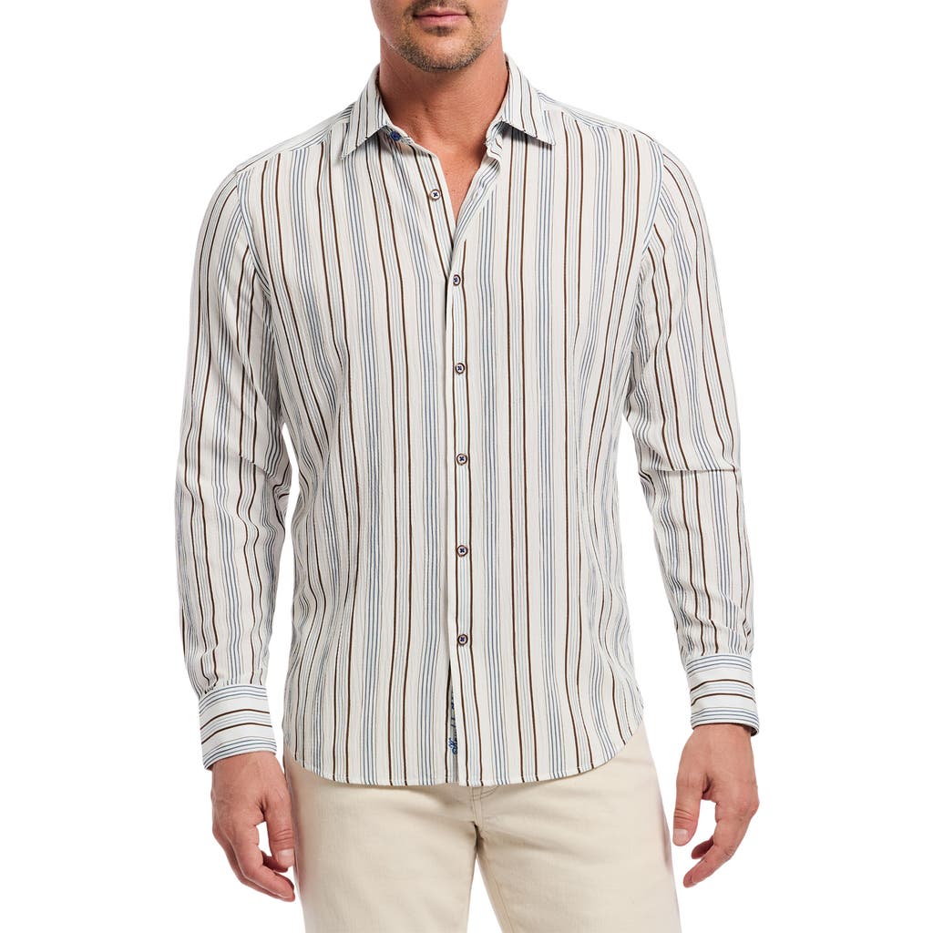 Robert Graham Stamford Cotton Stretch Classic Fit Button Down Shirt