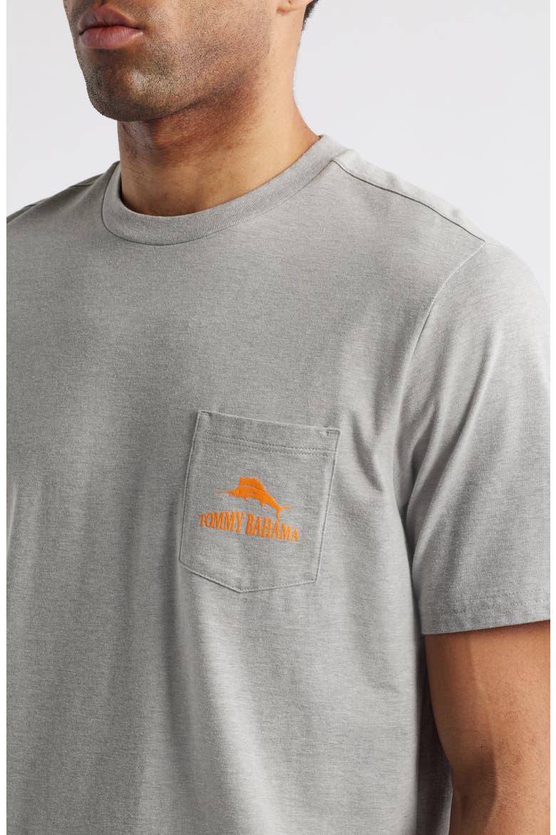 Fetchin' Waves Graphic Pocket T-Shirt, Alternate, color, GREY HEATHER