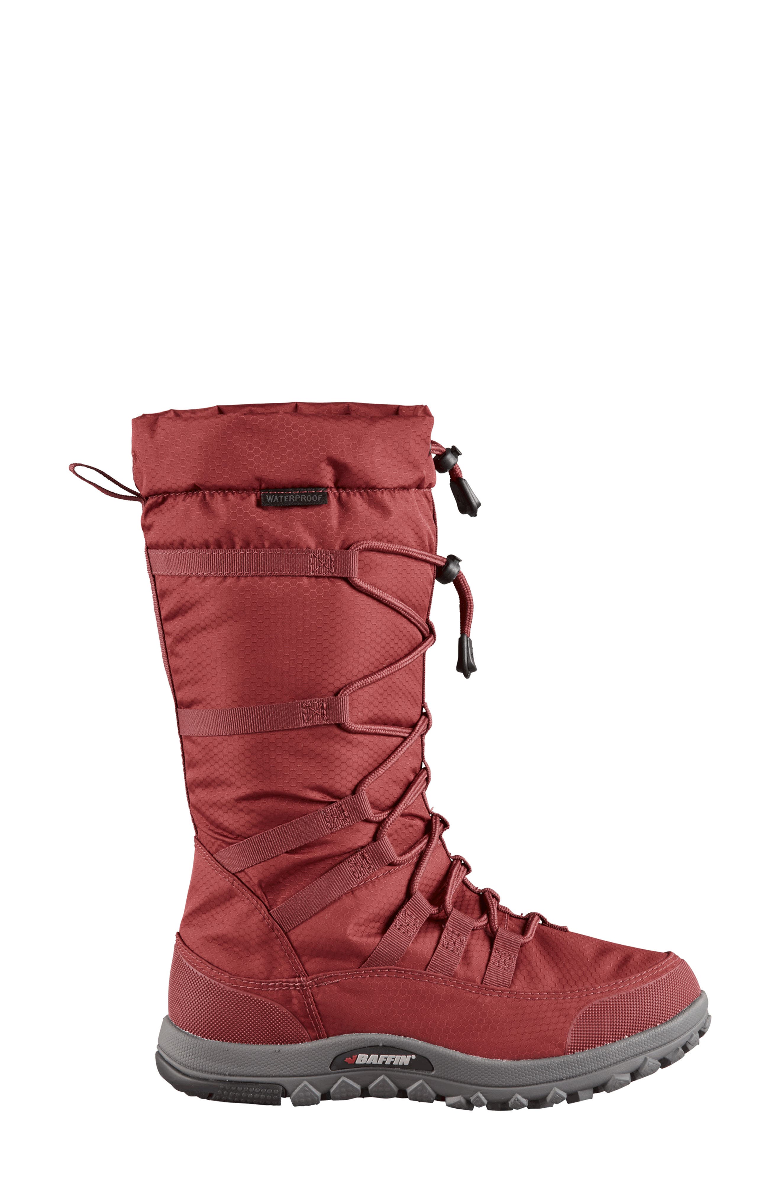 Baffin Escalate Waterproof Winter Boot, Alternate, color, Crimson Red