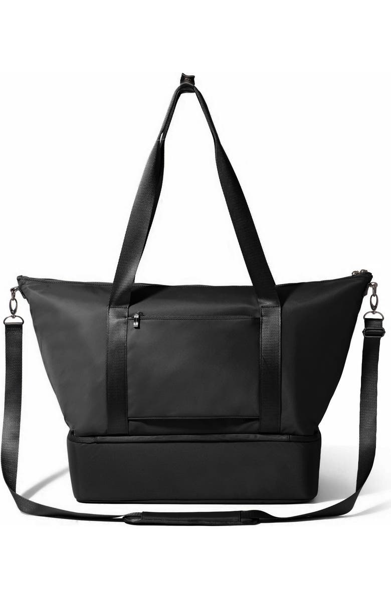 BAGGALLINI Park Ave Weekender Tote, Alternate, color, Black Twill
