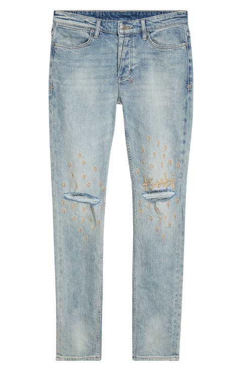 Van Winkle Astral Ripped Skinny Jeans