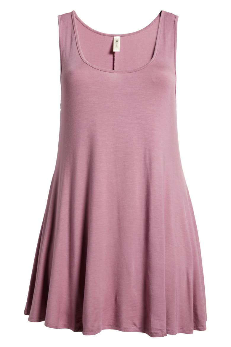 Jersey Tunic Tank, Alternate, color, ROSE