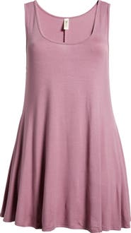 24seven Comfort Apparel Jersey Tunic Tank